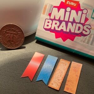 Zuru Mini Brands Kids Bookmark Set of 4 - series 1